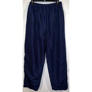Cherokee Mens Navy Blue Elastic Waist Drawstring Pants M